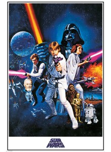Плакат "Междузвездни Войни - Нова надежда"